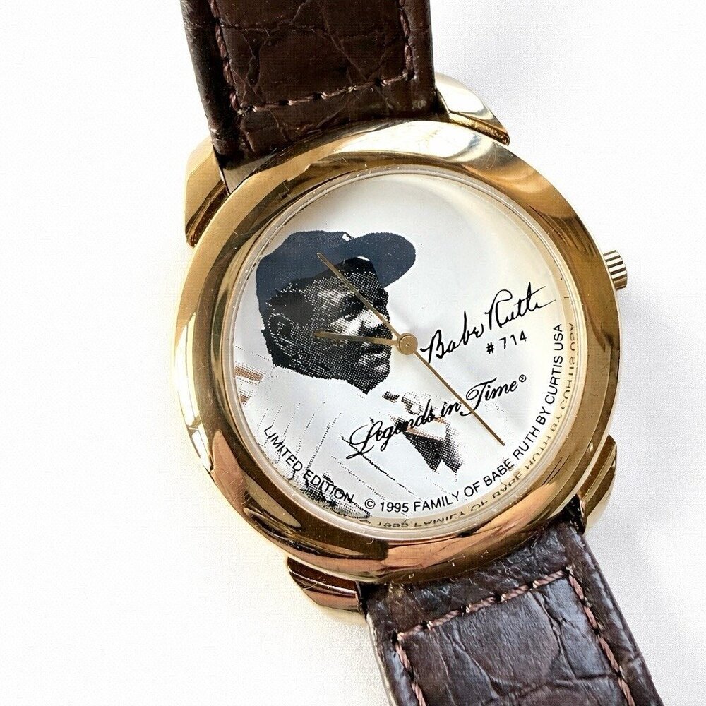 Babe Ruth Legends in Time Watch with Box - Picture 3 of 10